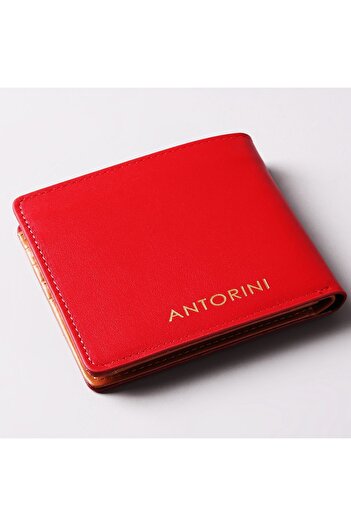 ANTORINI Berluti Genuine Leather Men's Wallet with Coin Pocket Made in Italy - Card Holder