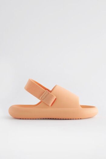Next Baby Orange Embroidered Sandals