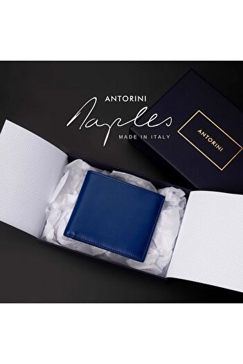 ANTORINI Ανδρικό πορτοφόλι Ferretti Γνήσιο Δέρμα Made in Italy - Θήκη για κάρτες