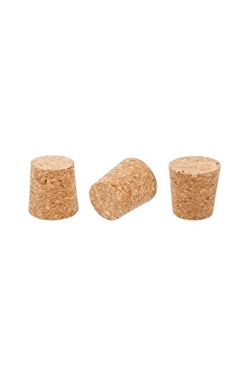 Mantaro 200 Pieces Conical Cork Stopper 16x18x11 Mm Small Bottle Stopper
