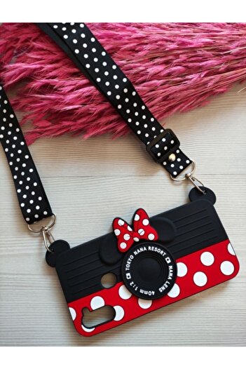 Mickey Mouse حافظة سيليكون متوافقة مع هاتف سامسونج A11- M11 مع حزام