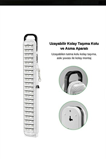 Led كشاف Point 69 Power Li قابل للسحب، كشاف قابل للشحن، إضاءة على مرحلتين Lp-6069