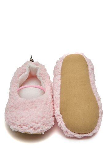 First Step Suni Yünlü Peluş Pembe Anne Terlik ve Bebek Panduf (Terlik ve Panduf Ayrı Satılmaktadır.)