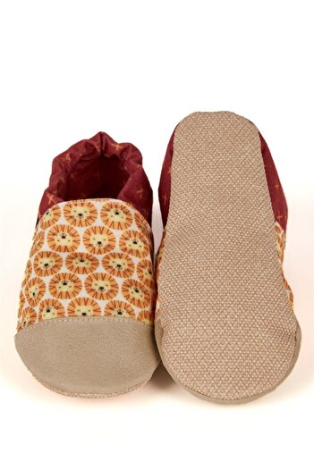 First Step Pamuk Astarlı Kaydırmaz Taban Patik-aslan-f-833