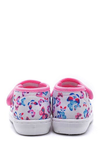 First Step Fiyonklu Keten Çocuk Ayakkabısı-f-472