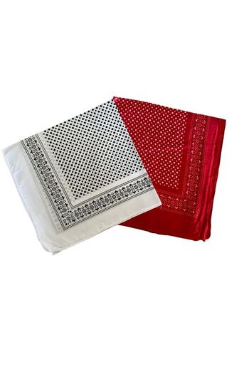 artıbir bodrum Bandana Polka Dot Red White 2 Pack