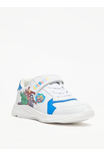 Marvel Avengers Print Sneakers with Hook and Loop Closure