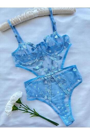 Feruzdesign Ολόσωμη φόρμα Shay Blue Underwire