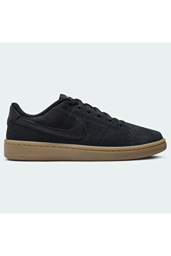 Nike Womens Court Royale 2 Suede Kadın Siyah Spor Ayakkabı