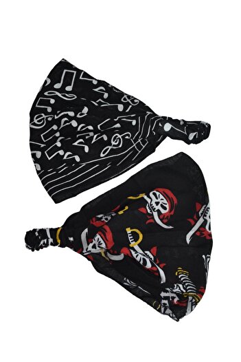 YELPAZE DÜNYASI Elastic Bandana Set Αλεξίπτωτο Bandana Μοντέλο