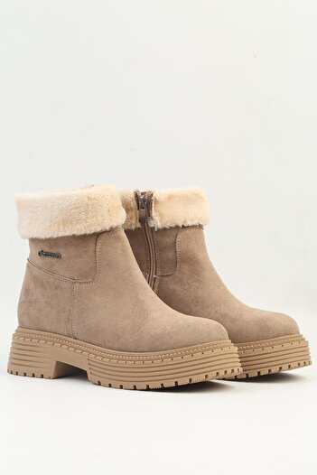 Pierre Cardin ® |   Pc-52415-3076 Suede Mink - Women's Boots