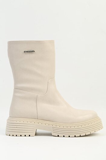 Pierre Cardin ® |   Pc-52419-3076 Cream Skin - Women's Boots