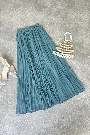 Poliyance Petrol Blue Lara Skirt