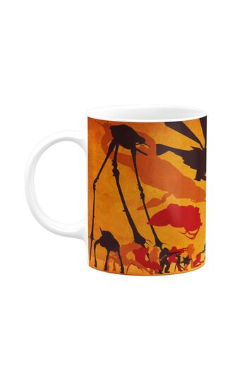 remonz Half Life Gordon Freeman Vs Combines Double Sided Printed Porcelain Mug