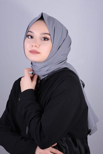 Larissa Scarf Medina Silk Shawl Gray