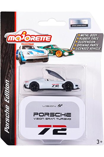 Majorette Porsche Deluxe Vehicles Porsche Vision Gran Turismo 72 White