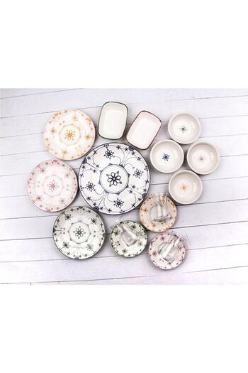 T.Concept Aster Porcelain Breakfast Set 25 Pieces