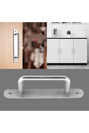 NZB El Tutamağı Çekme Kolu Kapı Kolu Tutma Kulbu 18,5 cm Krom Metal Kulp Kapı Tutamağı