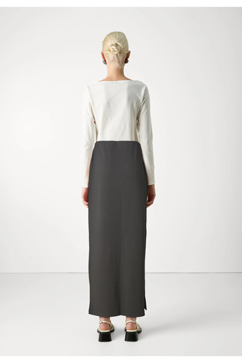 ONLY Lycra Slim Fit - Elastic Waist Maxi Skirt