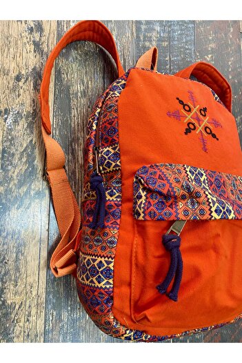 Street Bag Ethnic Nubi Patterned Waterproof Backpack - Daily and Travel Use