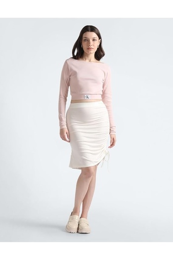 Calvin Klein Side Gathering Skirt Skirt