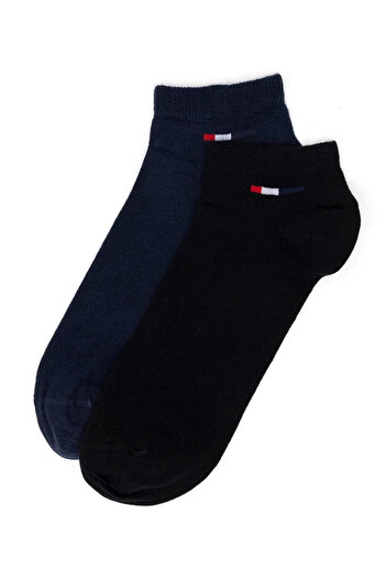 U.S. Polo Assn. Set of 2 Standard Black and Navy Blue Socks