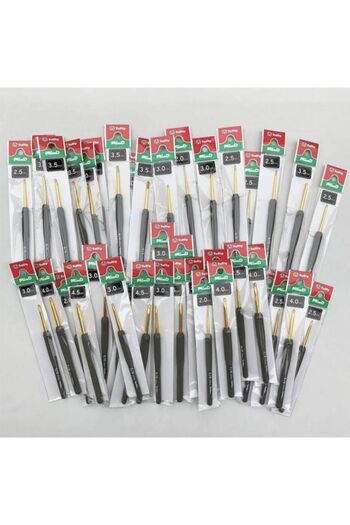 Tulip Mind Silicone Handle Crochet (12 Pieces)