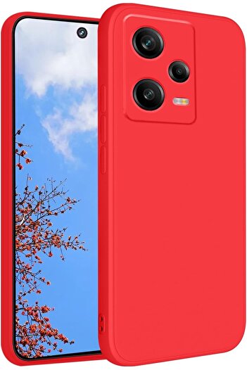 Caseji Redmi Note 12 Pro 5G Uyumlu İçi Kadifeli Lüx Kamera Korumalı Lansman Kılıf