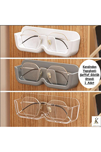 ANI OFİS KIRTASİYE Mounted Glasses and Sunglasses Wall Display Shelf - Plastic Storage Box