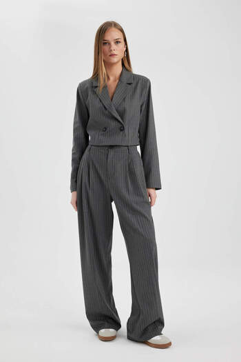 DeFacto Crop Blazer Jacket B0895ax23au