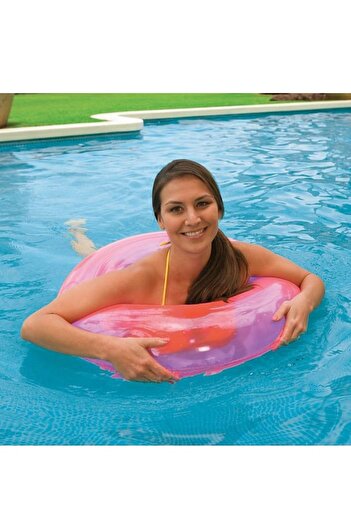 Intex 76 Cm Jumbo Deniz Havuz Simidi 8 Yaş üstü için / Transparent Swim Tube - 59260