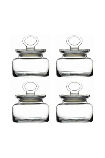 Paşabahçe 4 Glass Lid Sealed Jars - Pp98863
