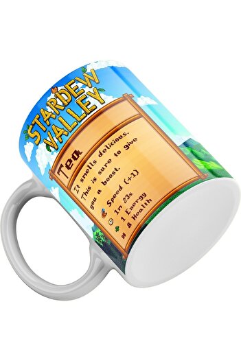 remonz Stardew Valley Tea Printed Porcelain Mug