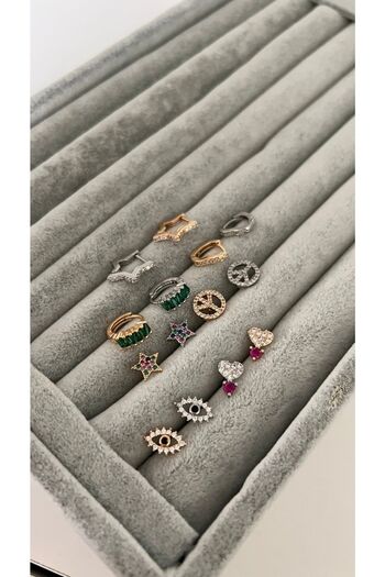 SU PERİSİ TAKI BİJUTERİ Cerrahi Çelik Gold Göz Model Piercing ,tragus
