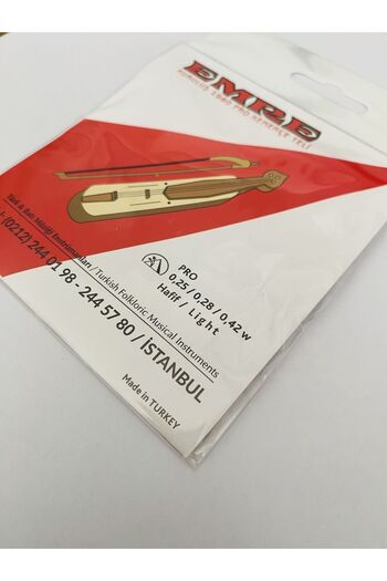 GMC MUSIC STORE Emre 0.25 / 0.28 / 0.42 سلسلة كمان هرمية خفيفة + هدية من الراتنج