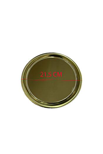 EVSTYLE KULPSUZ YUVARLAK TEPSİ - GOLD