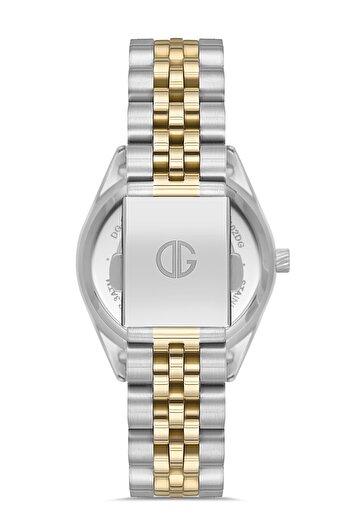 DAVID GUNER Marka Sarı Gümüş Rolex Kasa Kordon Kadın Kol Saati