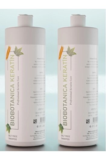 Biobotanica Shampoo for All Hair Without Salt 1000 ml (2 Pieces)