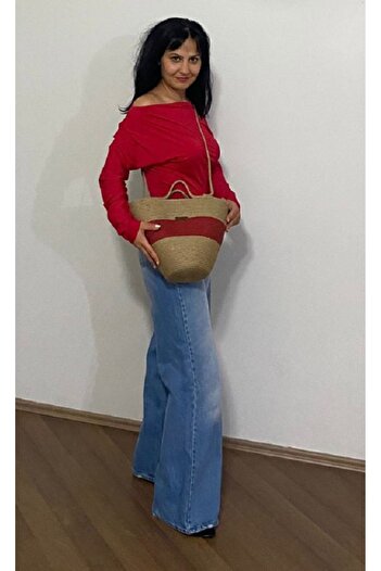AYŞE SERHOŞOĞLU HOME DESİGN Beach Bag - Straw Bag