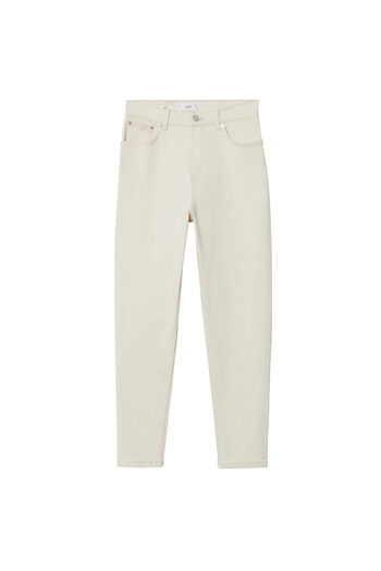 MANGO Woman Off-White Women's Pants37000232