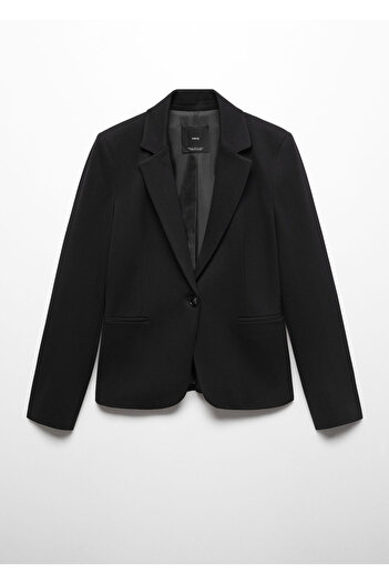 MANGO Woman Siyah Kadın  Blazer Ceket 67140485