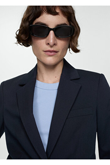 MANGO Γυναικείο Blazer Bright Blue -67140368