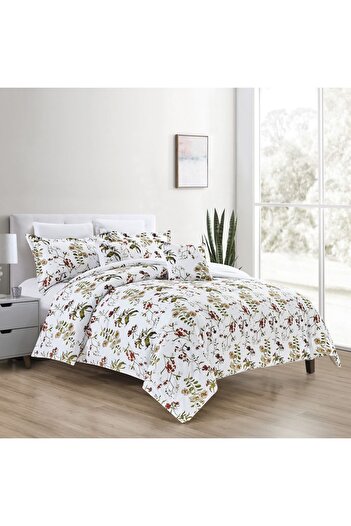 In House Zahra | 8 Pieces Comforter Set - King - 260x240 cm  - Multicolor