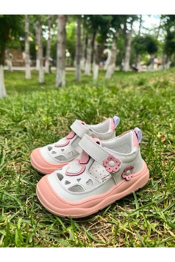 NİNO BEBE Nino Genuine Leather Orthopedic Sole Baby Girl First Step Shoes