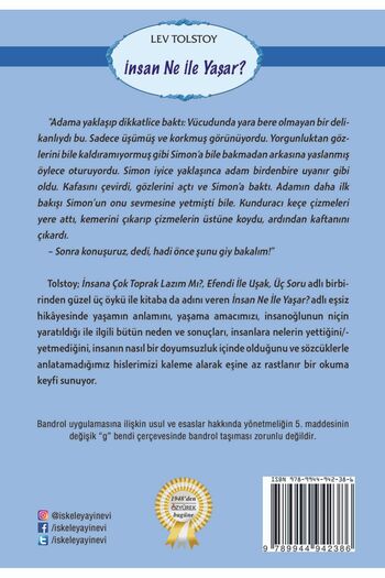 İskele Yayıncılık Insan Ne Ile Yaşar