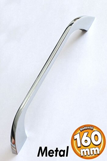 Badem10 160mm Metal Meriç Mâner Mobilier Bucătărie Sertar Ușă Dulap Culoare Crom