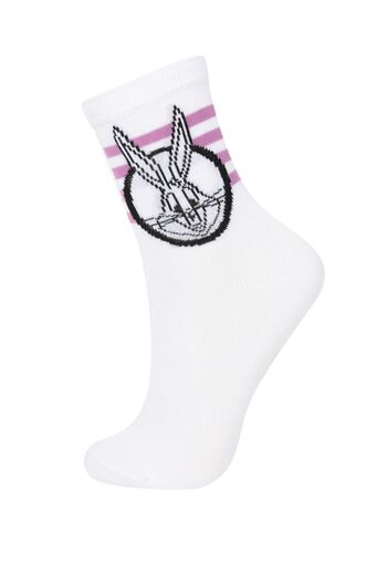 DeFacto Looney Tunes Girl's Cotton Long Socks Set of 2 - Tycrxvhtmn170669756547564