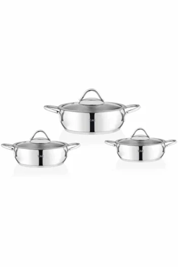 Taç Vitali 6 Piece Steel Pan Set - Model 3496