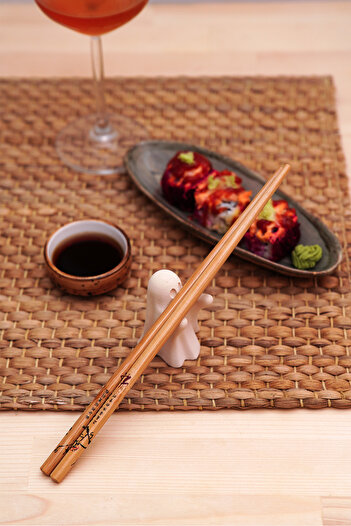 sin istanbul Beige Color Mini Ghost Chopstick Holder