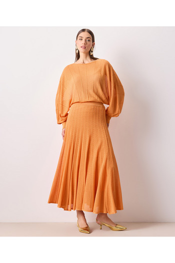 İpekyol Orange Woven Skirt